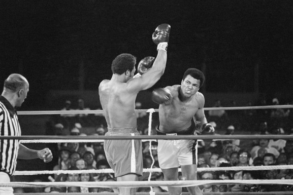 Muhammad Ali Punching George Foreman
