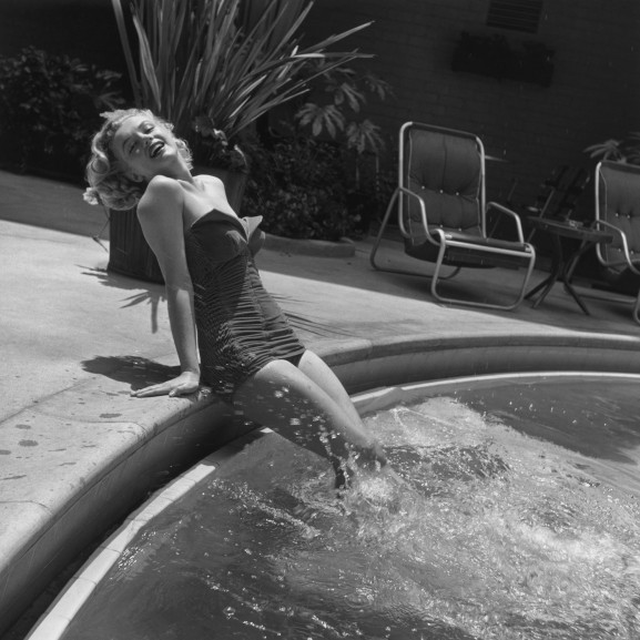 Marilyn Monroe Poolside