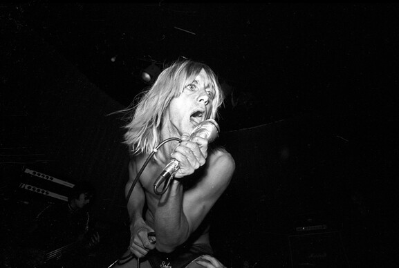 Iggy Pop Performing At The Whisky