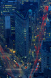 USA, New York City City, intersection, dusk