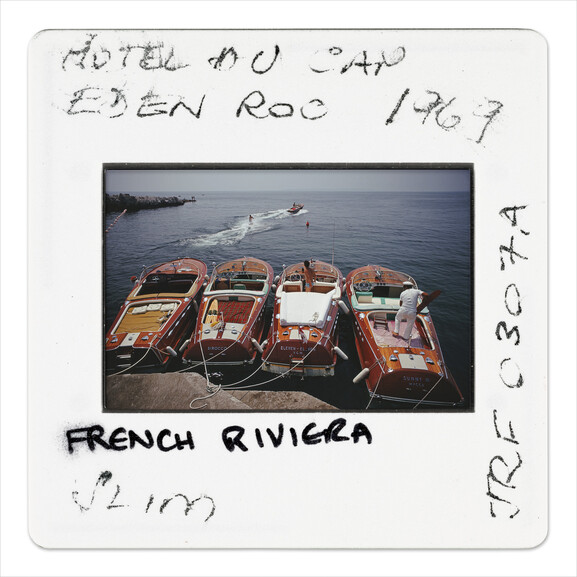 Waterskiing Hotel Du Cap-Eden-Roc Slide - by Slim Aarons