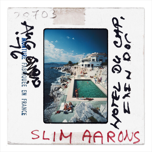Eden-Roc Pool Slide - by Slim Aarons