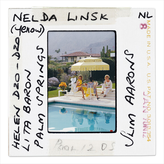 Nelda And Friends Slide - by Slim Aarons