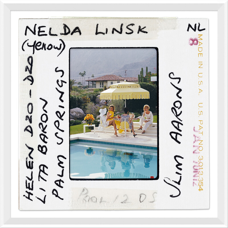 Nelda And Friends Slide - by Slim Aarons