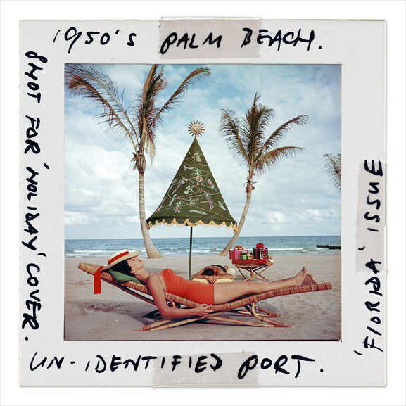 Palm Beach Idyll slide - by Slim Aarons