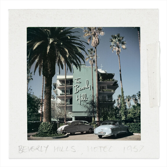 Beverly Hills Hotel Slide - by Slim Aarons