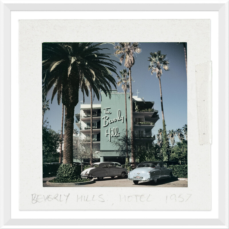 Beverly Hills Hotel Slide - by Slim Aarons