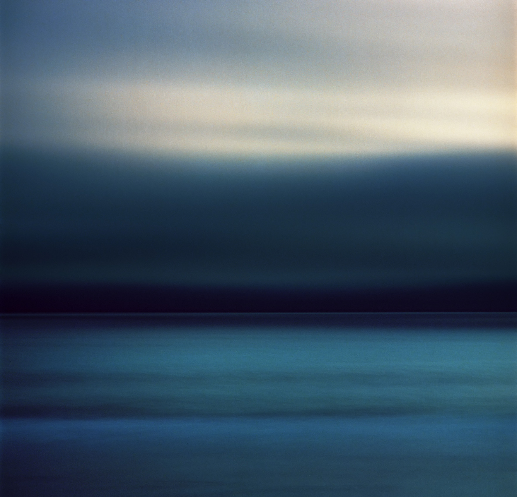 Long exposure of a storm over the Pacific Ocean