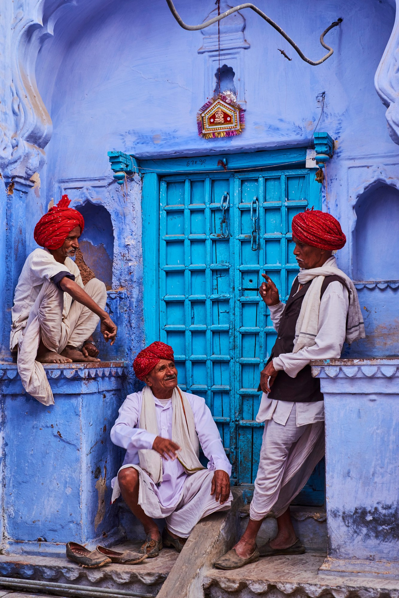 India, Rajasthan, Jodhpur, the blue city