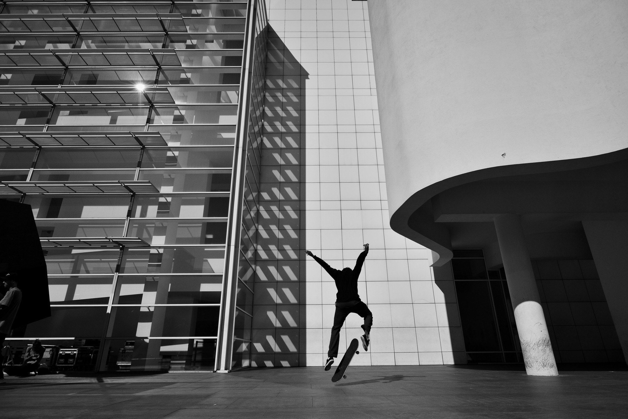 Exterior view of MACBA (Museu d'Art Contemporani de Barcelona)