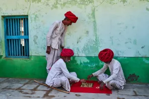 India, Rajasthan, Rabari village