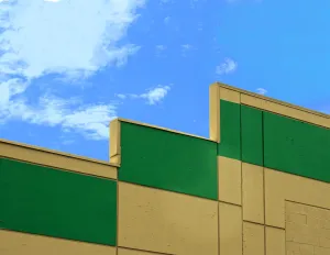 Three Green Rectangles