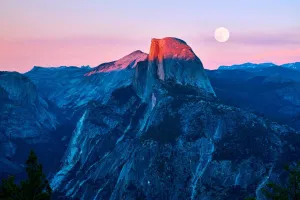 Yosemite Valley at Sunset, California, USA
