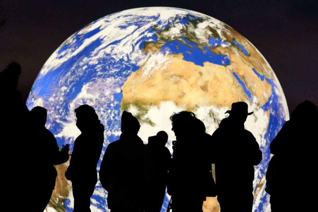 'Floating Earth' (Silhouettes)